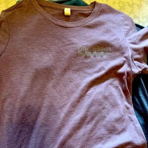 Medium Dutch Bros Shirt - Lavander and Silver